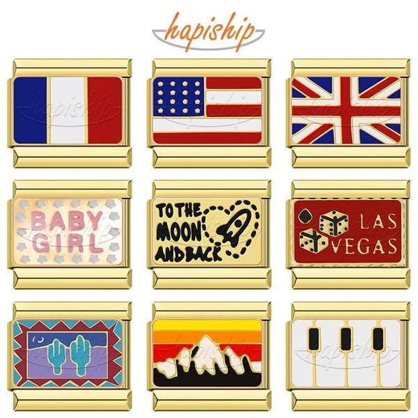 Golden Flag Baby Girls Mountain DJ2029-B