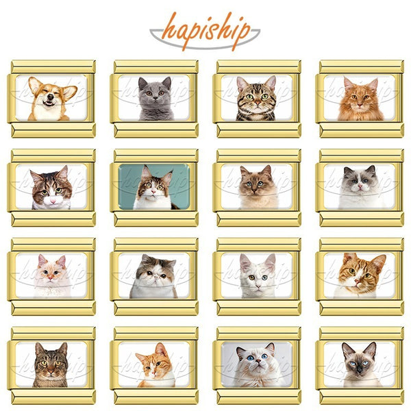 Golden Animals Cat  TZ039-Gold