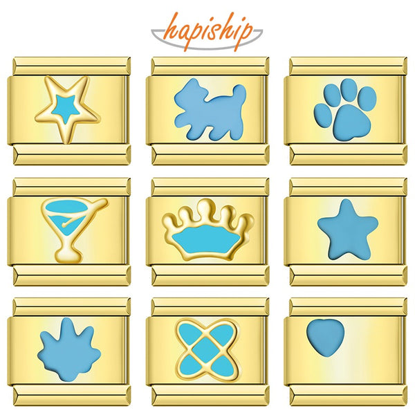 Blue Dog Star Heart Claw DJ1586-Blue