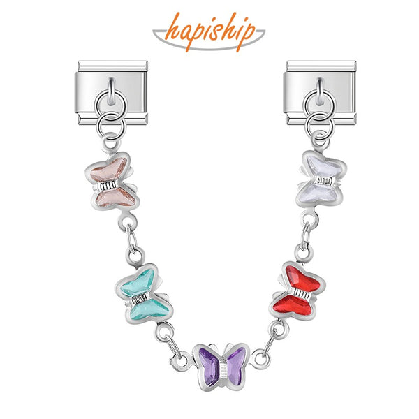 Heart Butterfly Star Chain DJ1565