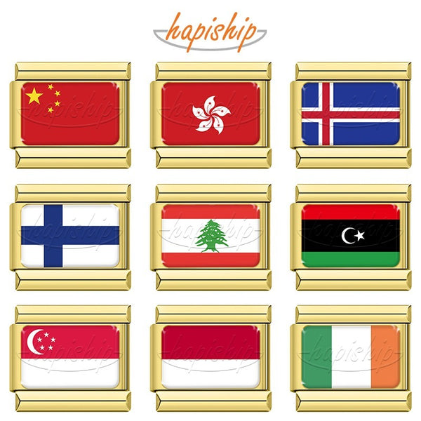 Golden Finland Turkey Iceland National Flag TZ011-Gold