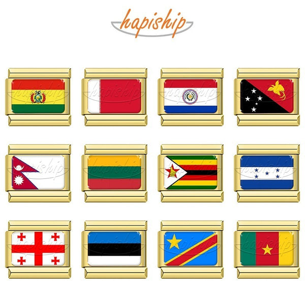 Golden National Flag  TZ033-Gold