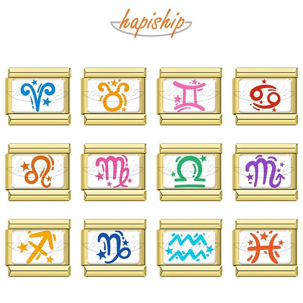 Golden 12 Zodiac Signs TZ045-Gold