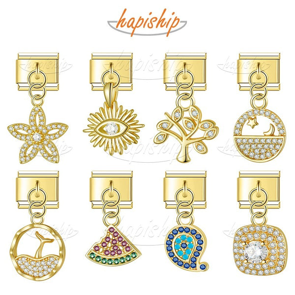 Flower Eyes Wing Round Shiny DJ1777