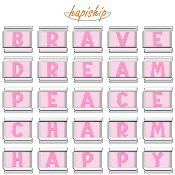 Pink 26 English Letters TZ066