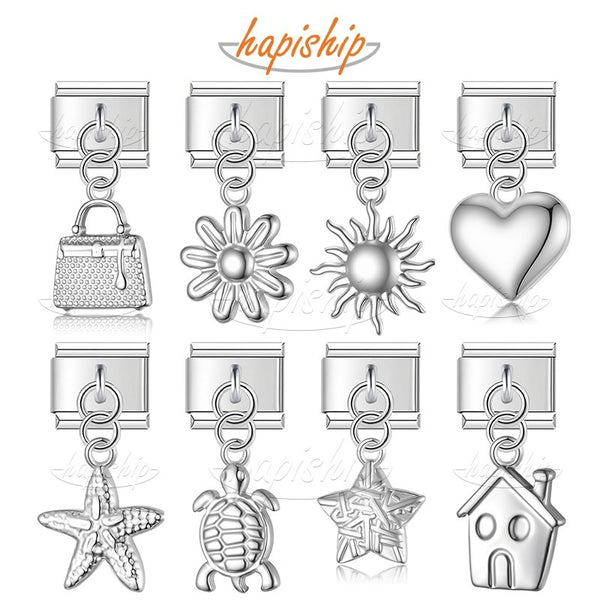 Flower  Crown Heart Tortoise Butterfly DJ1751-Silver