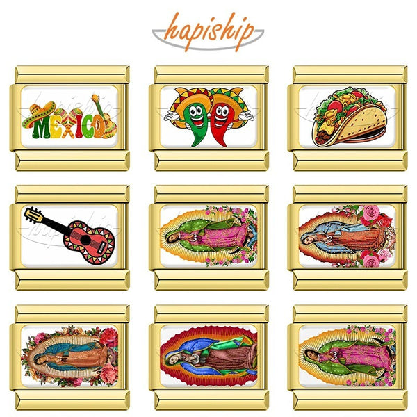 Golden Mexico Chili Guitar Jesus TZ007-Gold