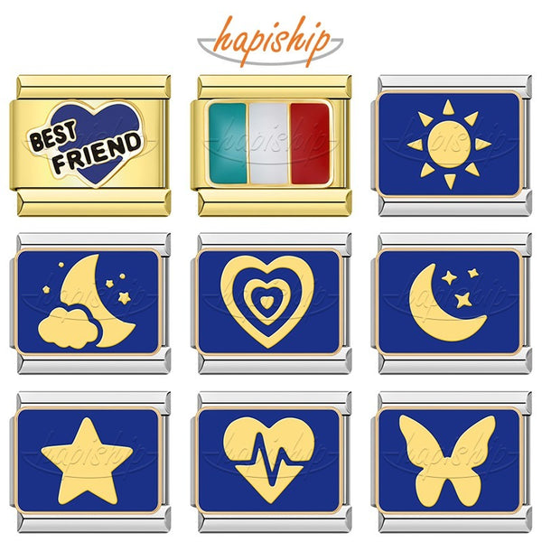 Blue Star Moon Heart DJ1737